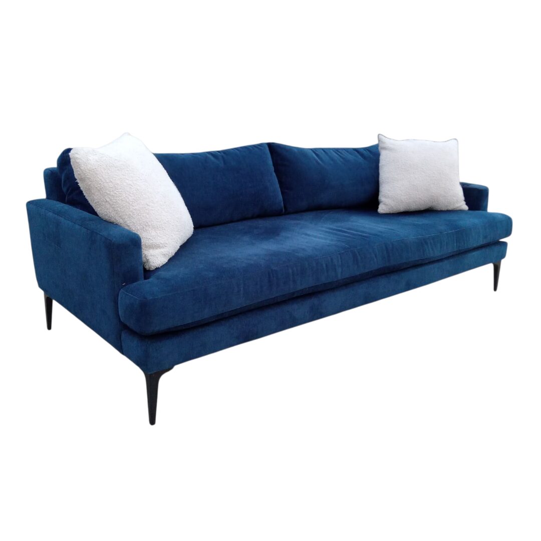 West Elm Andes Velvet Sofa